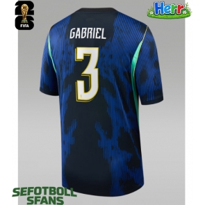 Brasilien Gabriel Magalhaes #3 Bortatröja VM 2026 Kortärmad